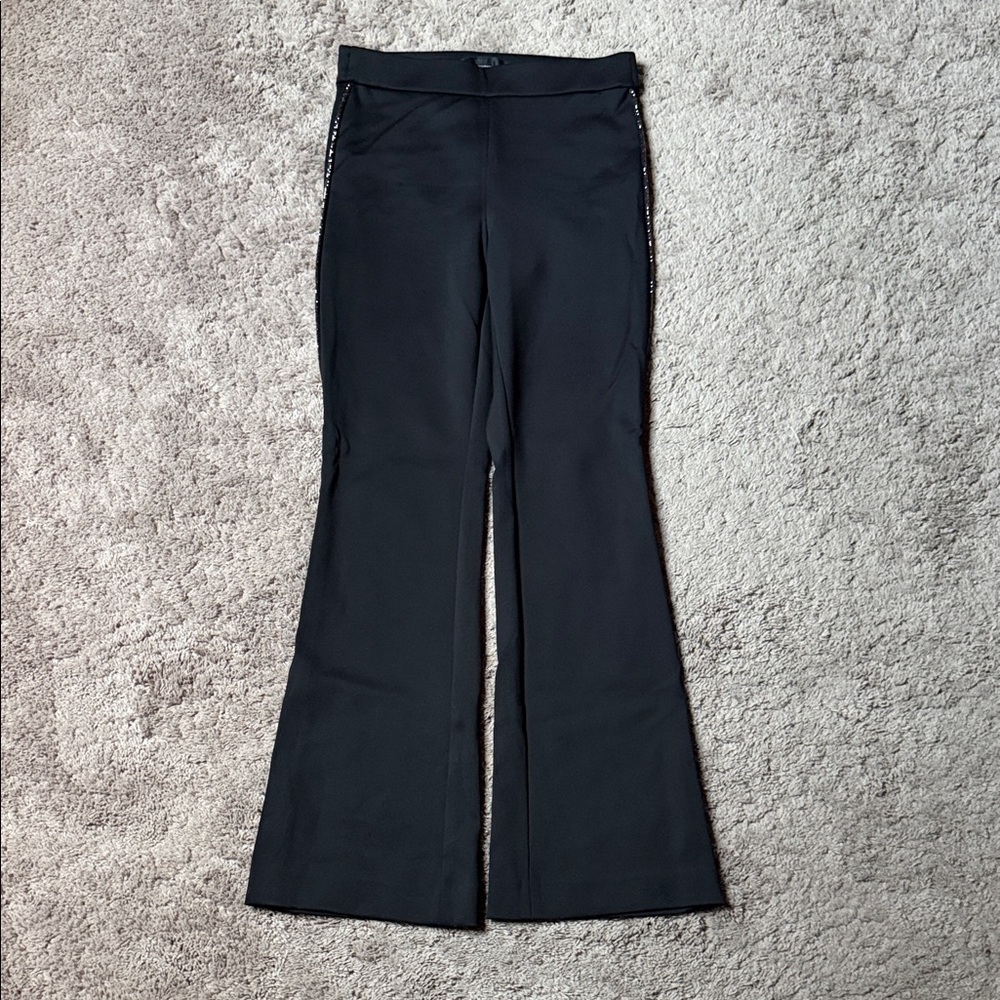 White House Black Market Black Flare Pants